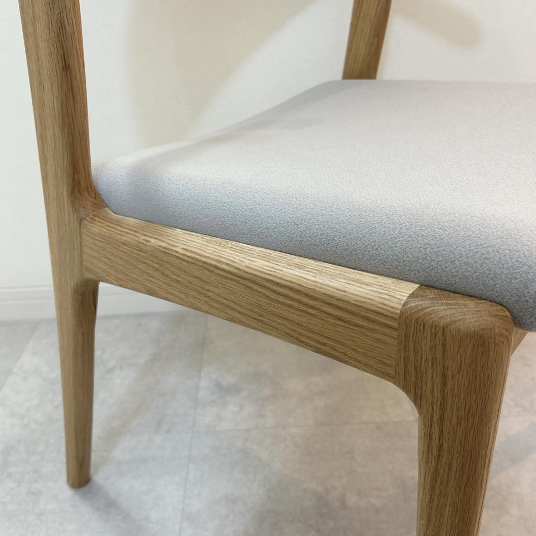 ナガノインテリア DC354 アームチェア オーク グレー