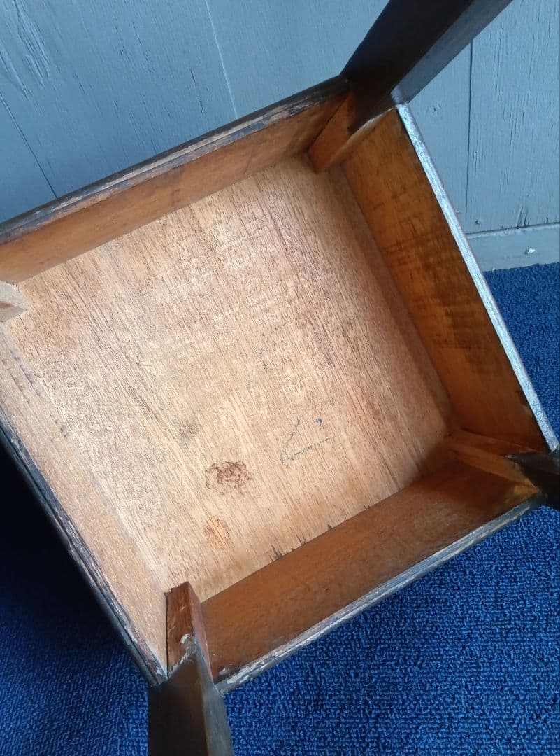 木製飾り台　高飾　レトロ　ヴィンテージ　高さ約68cm