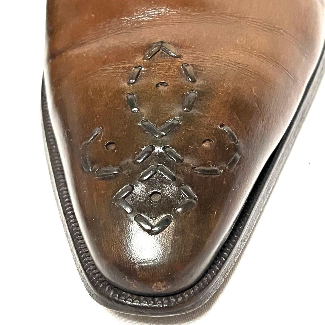 ★SANTONI サントーニ★イタリア製★ポインテッドトゥ★7(25.5cm)★