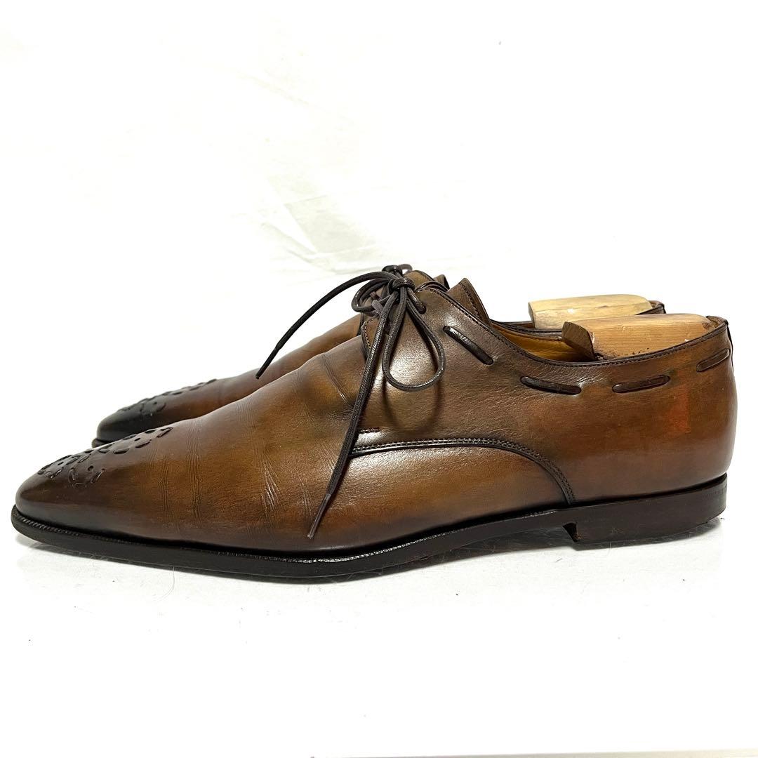 ★SANTONI サントーニ★イタリア製★ポインテッドトゥ★7(25.5cm)★