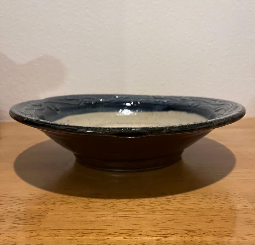 やちむん　北窯　大皿、ワンブー、小皿　6点