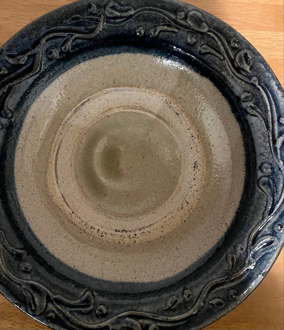 やちむん　北窯　大皿、ワンブー、小皿　6点