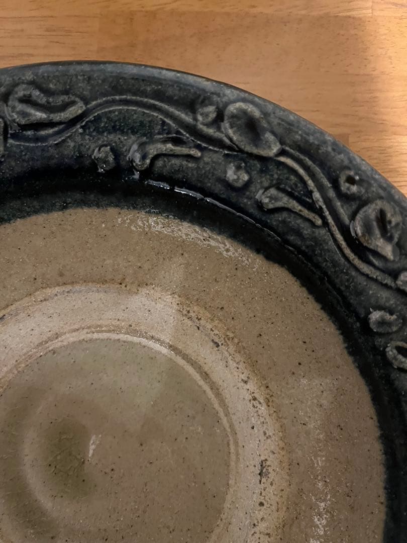 やちむん　北窯　大皿、ワンブー、小皿　6点