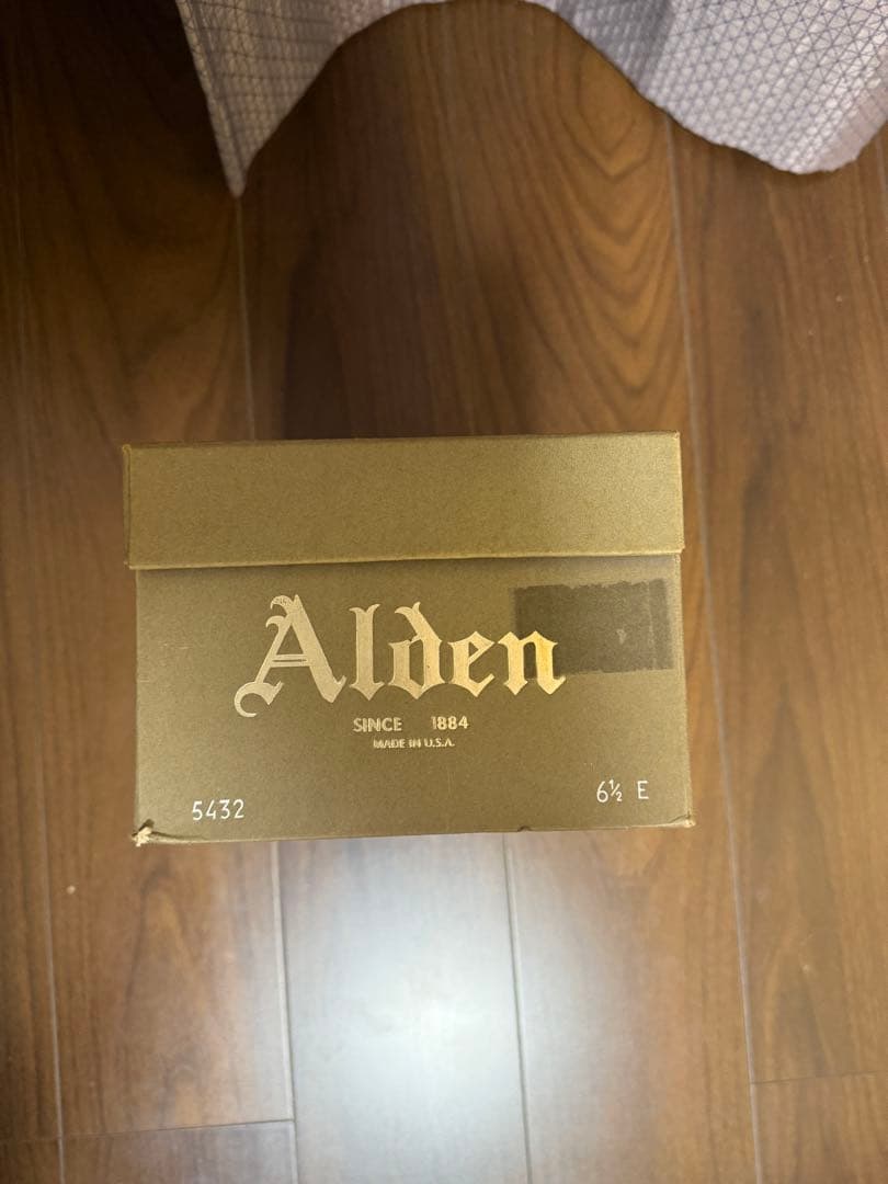 専用Alden バーガンディVチップ　コードバン　ドレスシューズ6 1/2インチ