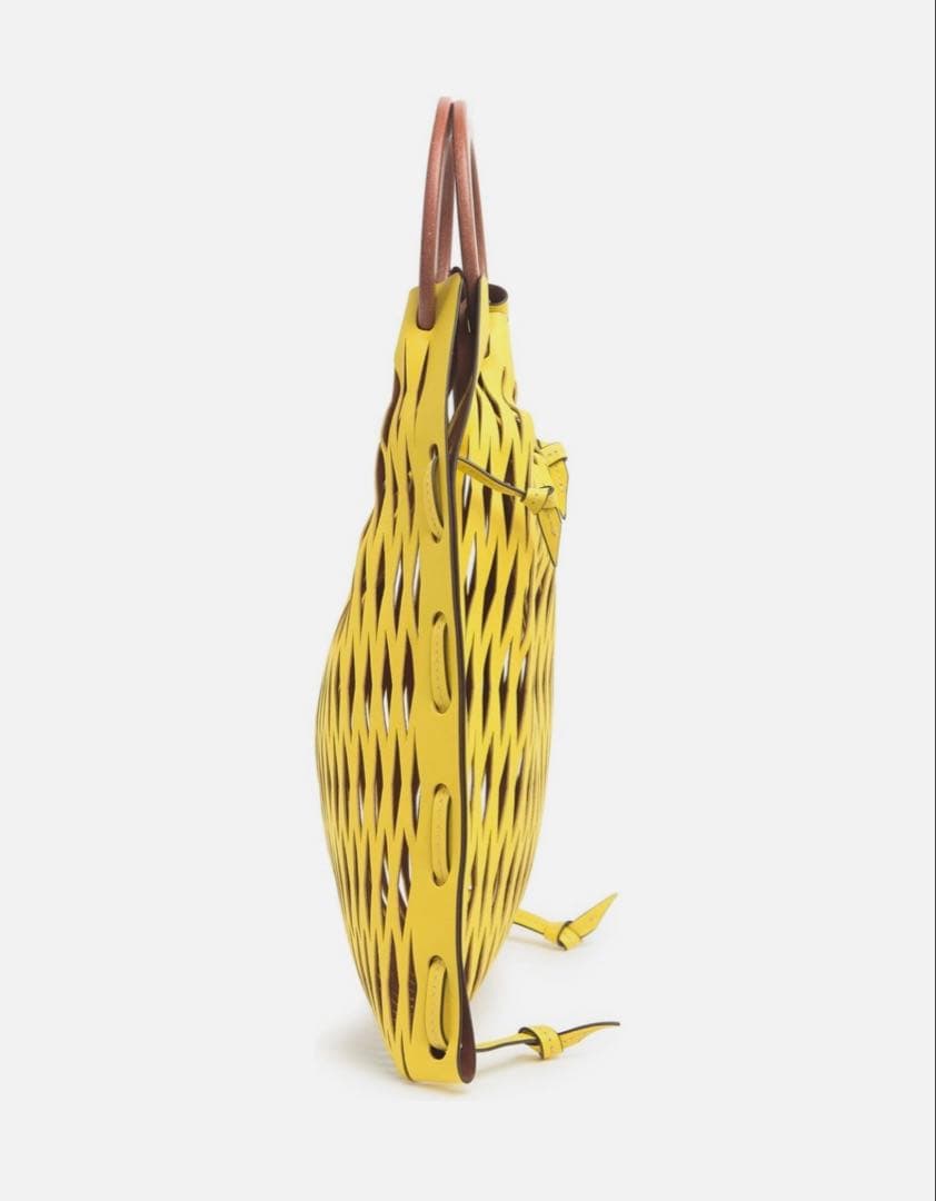 1回短時間使用　メッシュデザイン かごバッグ