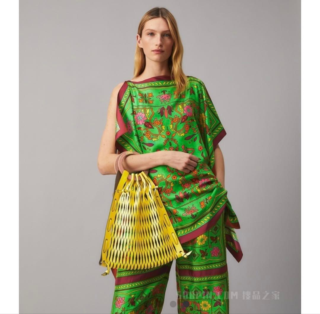 1回短時間使用　メッシュデザイン かごバッグ