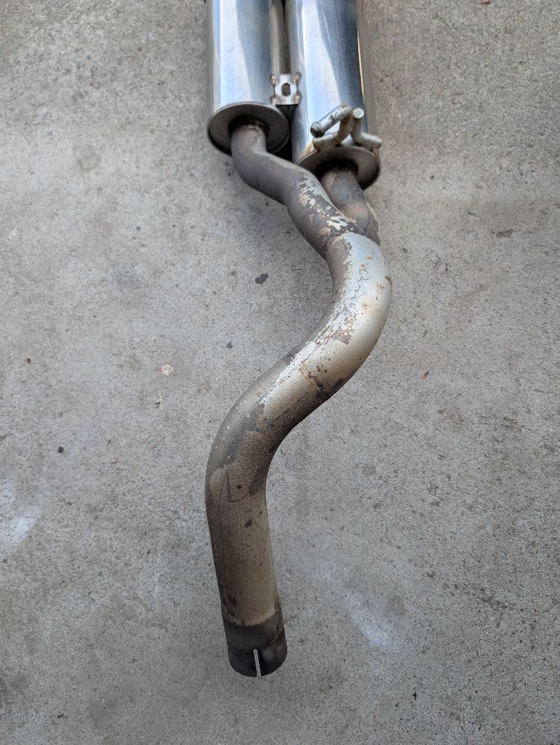 JB23ステンレス デュアルマフラー ツインテール