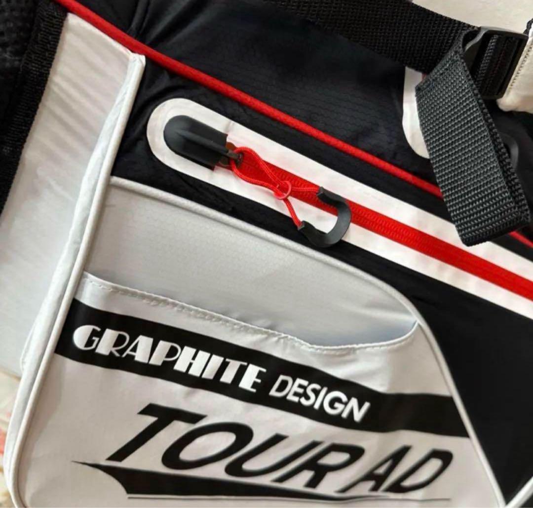 グラファイトデザインキャディーバック　2023年モデル　ホワイト　限定モデル