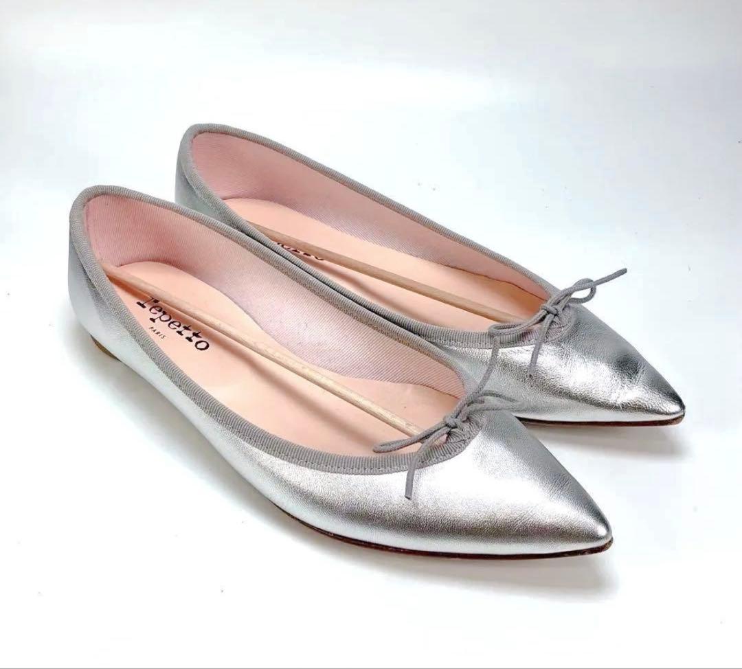 repetto バレエシューズ シルバー 38 最終値下げ