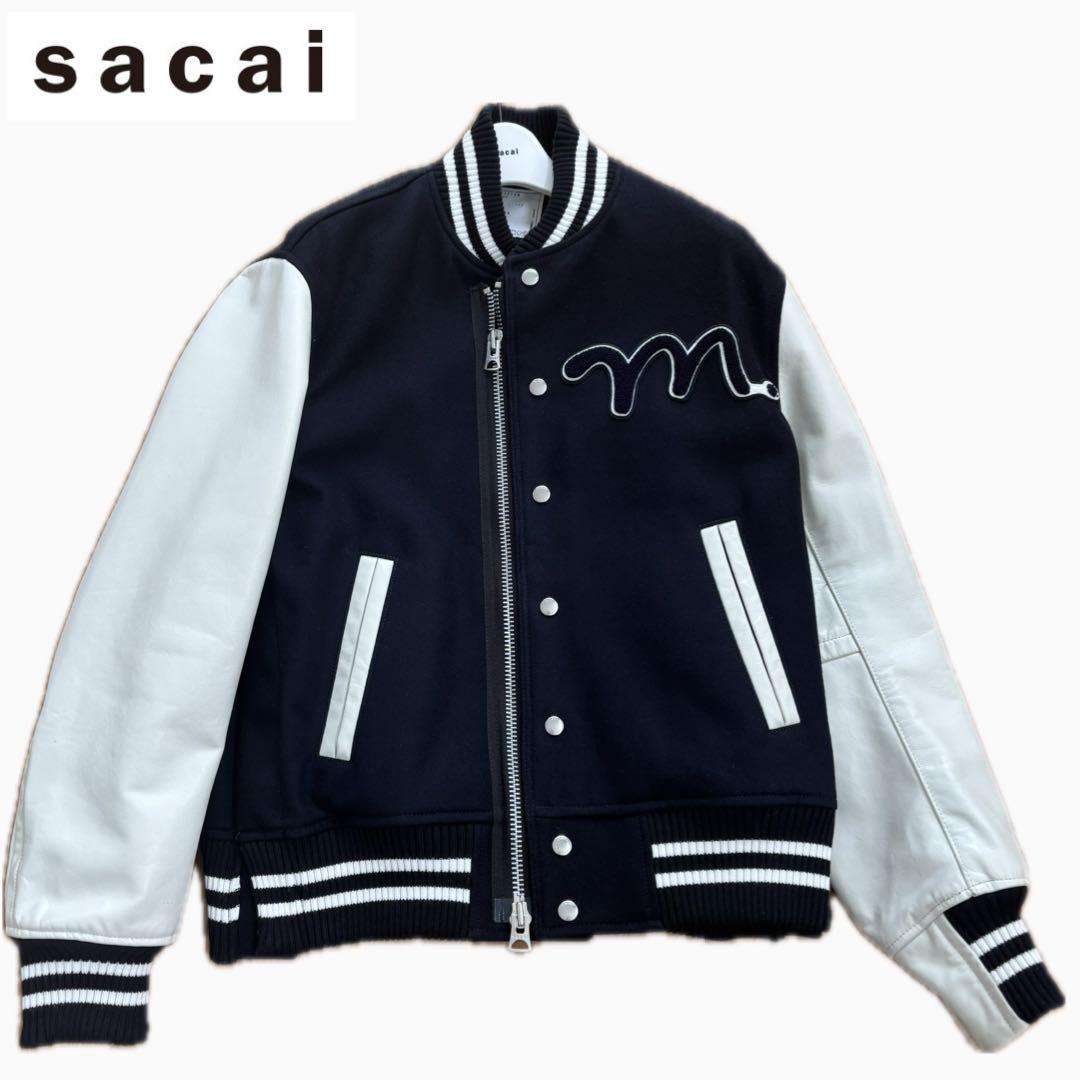 ジャケット・アウター sacai MADSAKI Wool Melton Blouson