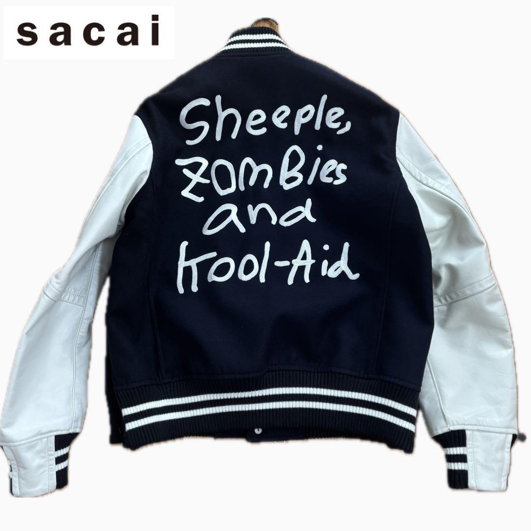 ジャケット・アウター sacai MADSAKI Wool Melton Blouson