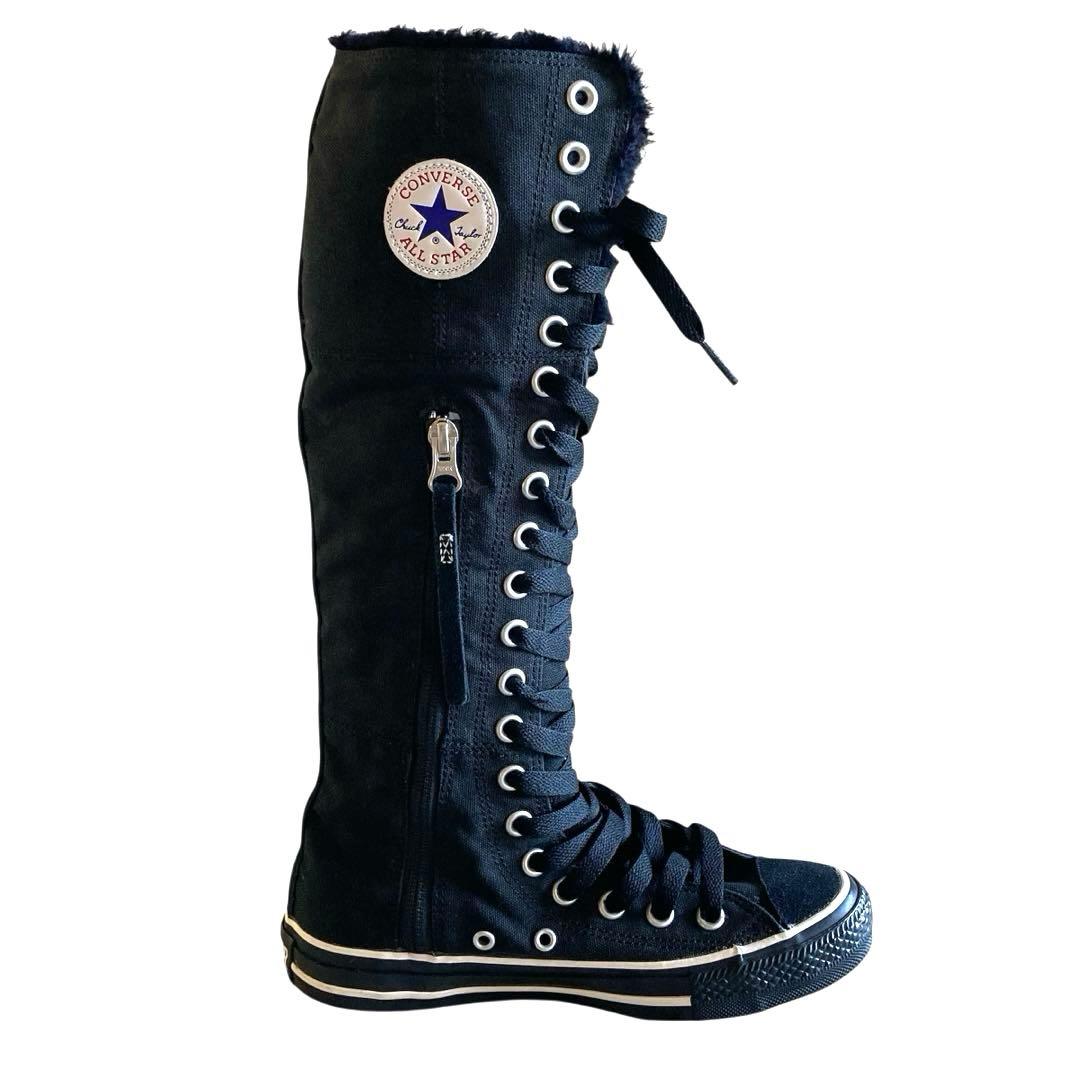 【廃盤希少・23cm】コンバース オールスター ロングブーツ 20ホール　裏ボア