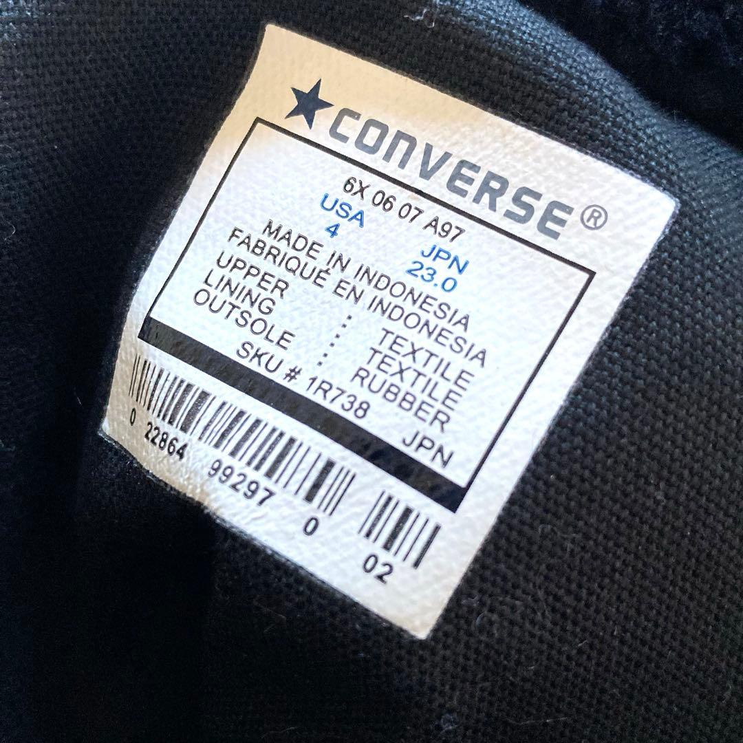 【廃盤希少・23cm】コンバース オールスター ロングブーツ 20ホール　裏ボア