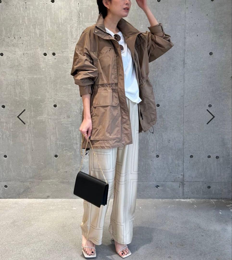 chaos カオス　プリズムライトブルゾン　キャメル