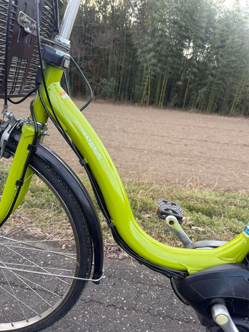 電動アシスト自転車 ライムグリーン