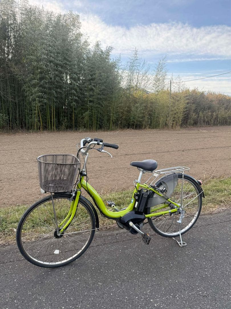 電動アシスト自転車 ライムグリーン