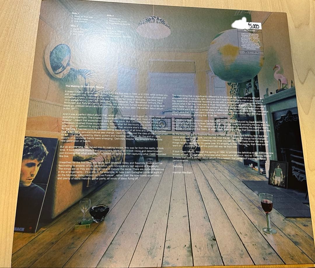oasis Definitely Maybe 限定15000枚 LPレコード