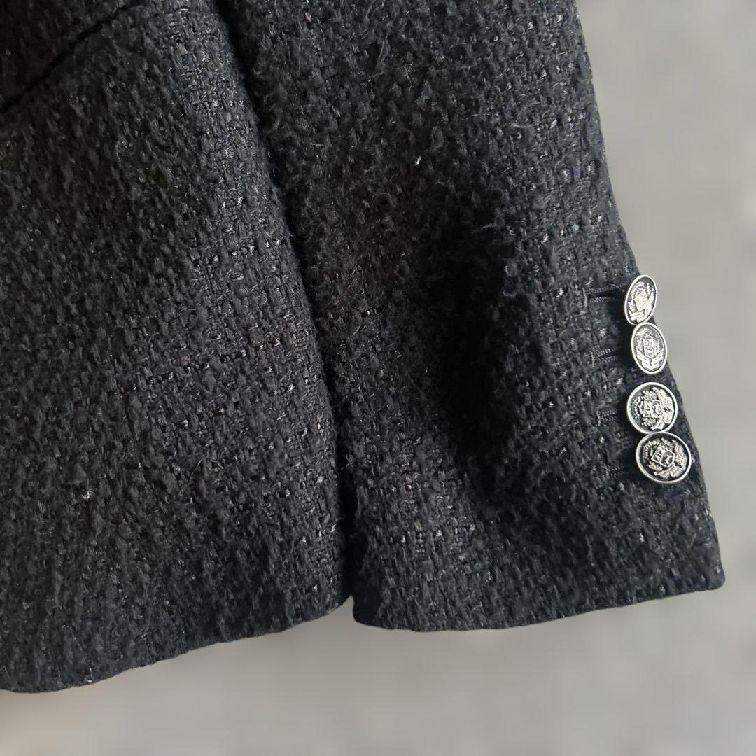 トーガTOGAツイードフリンジボタンジャケット