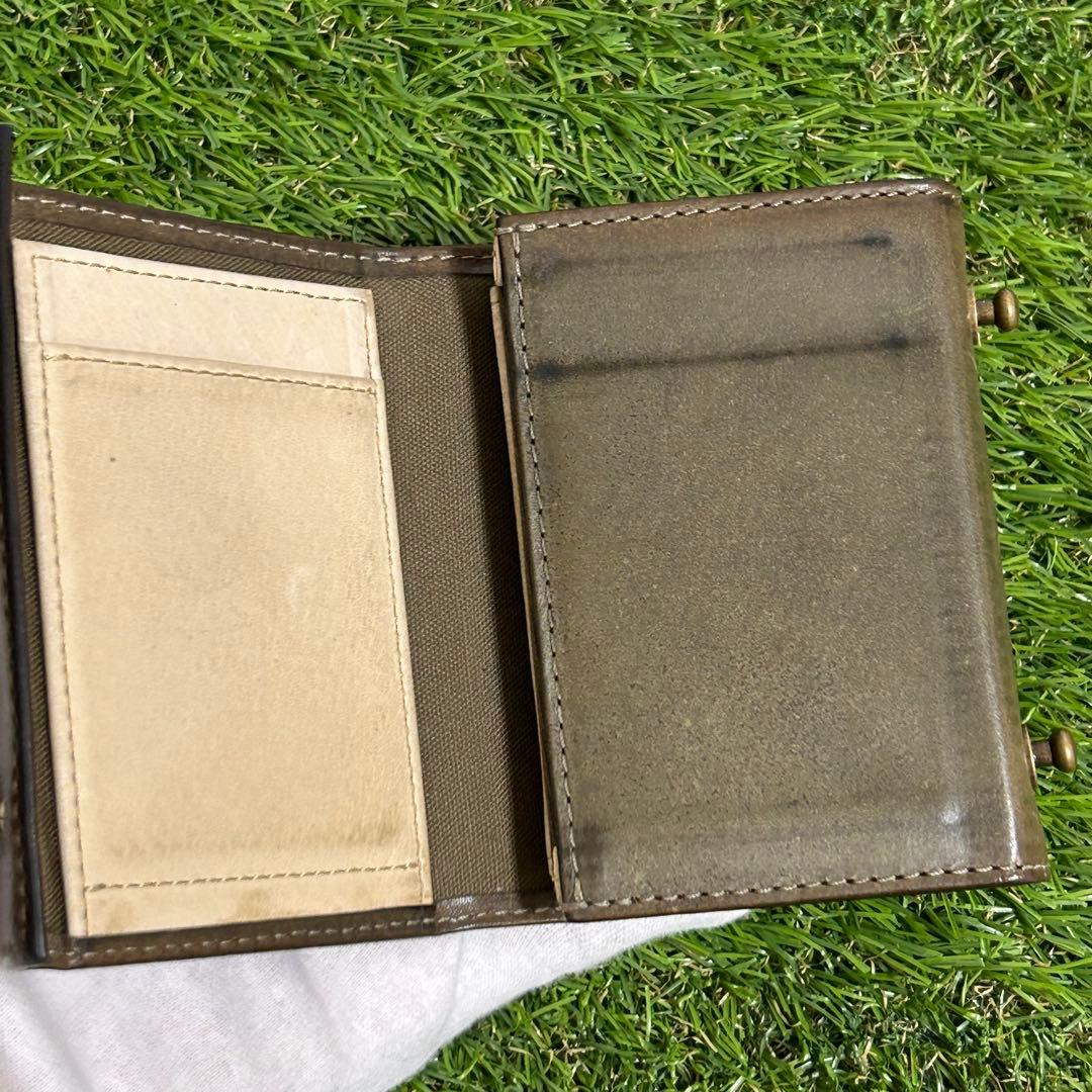 エムピウ ミッレフォッリエ グリージョ 財布