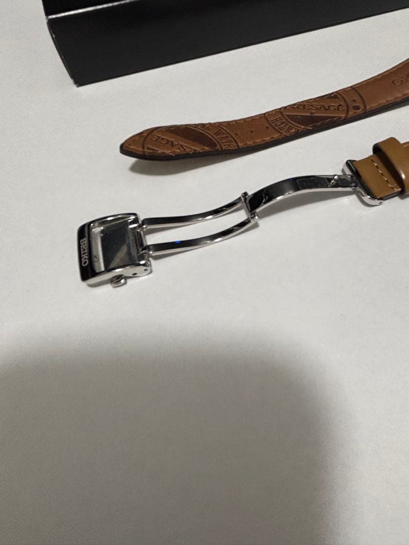【SEIKO】セイコー 20mmプレザージュ純正ベルト＋Ｄバックル