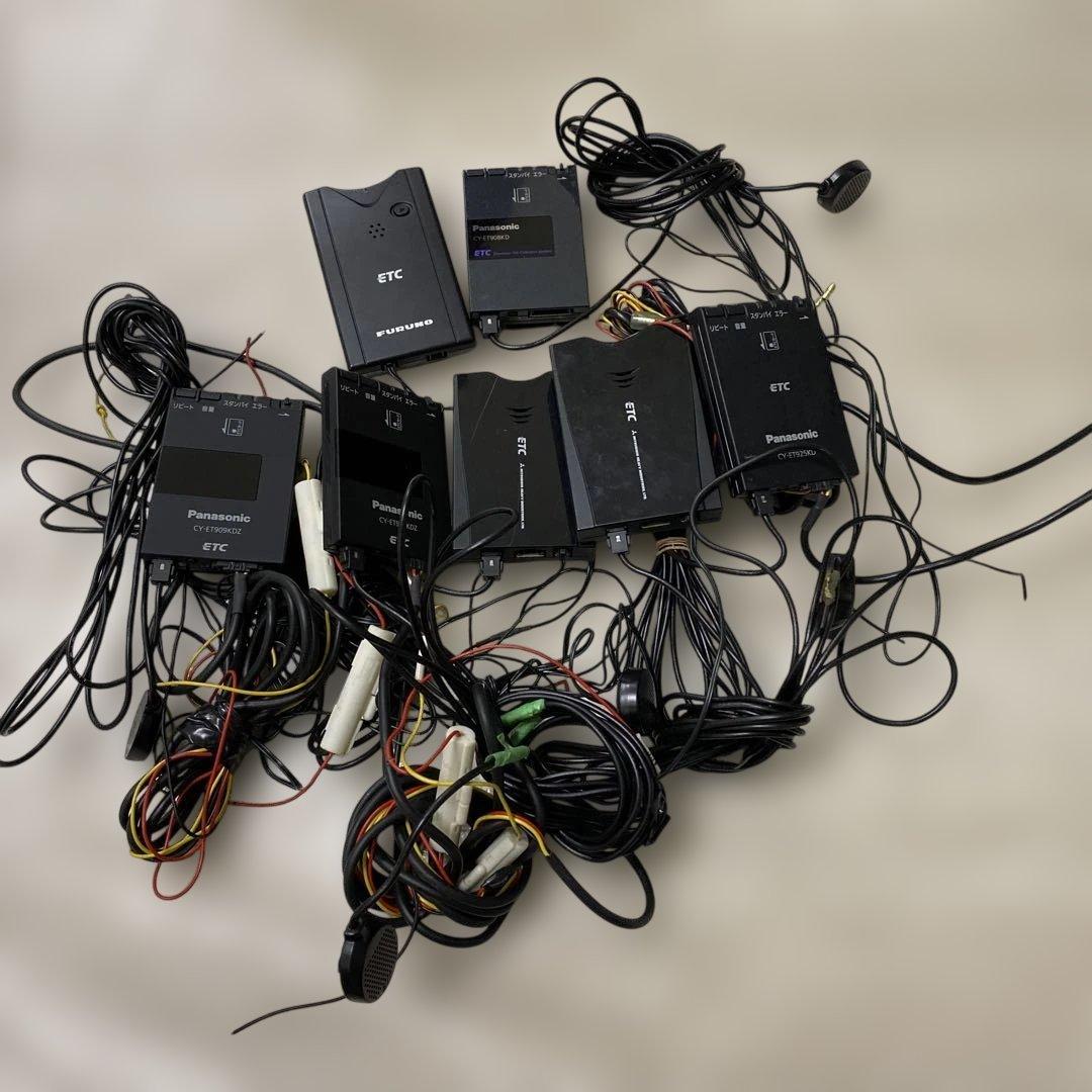 ETC車載器 複数セッ7点セット　軽自動車登録