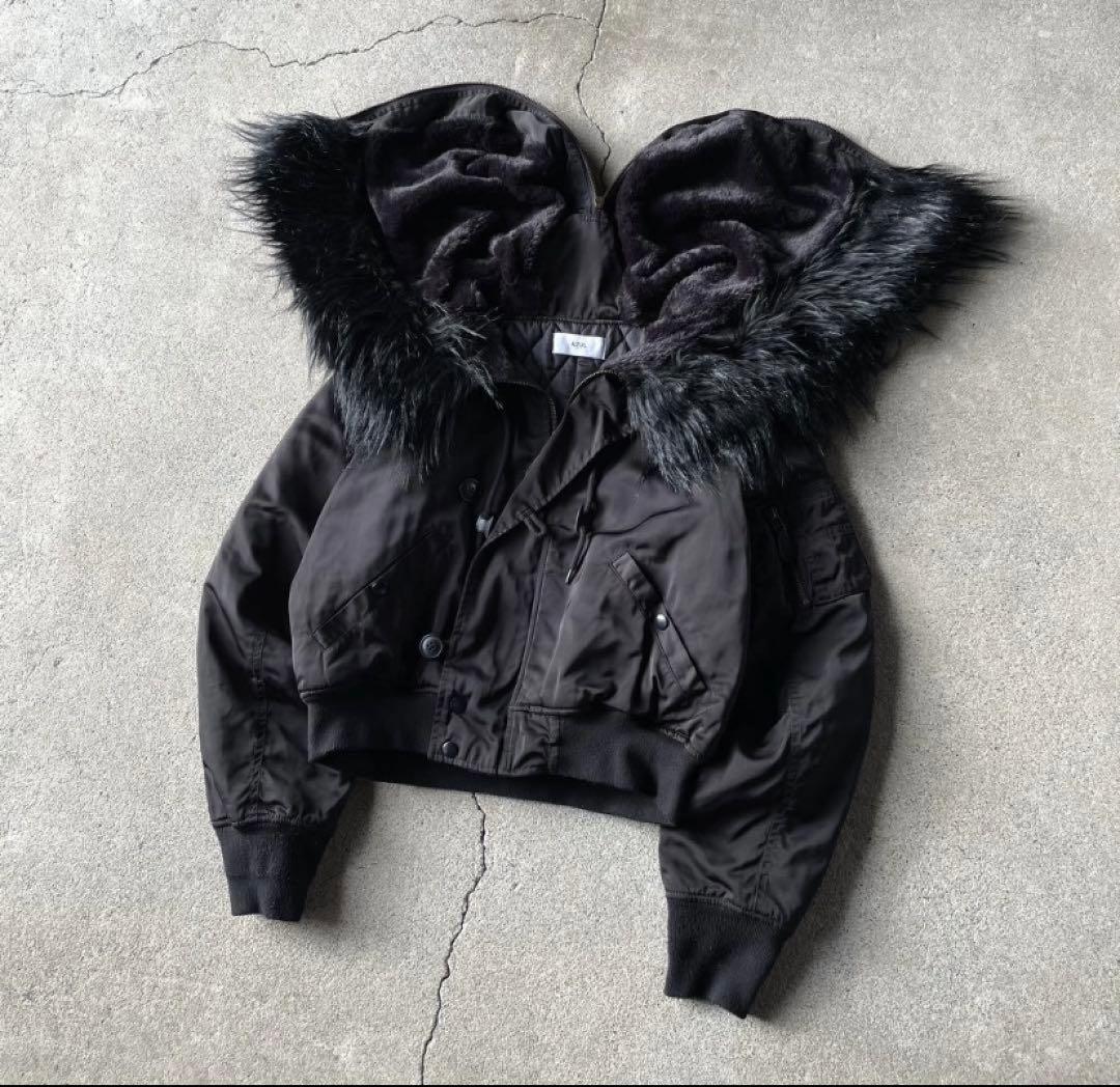 ジャケット・アウター N-2B flight short jacket n2b all black