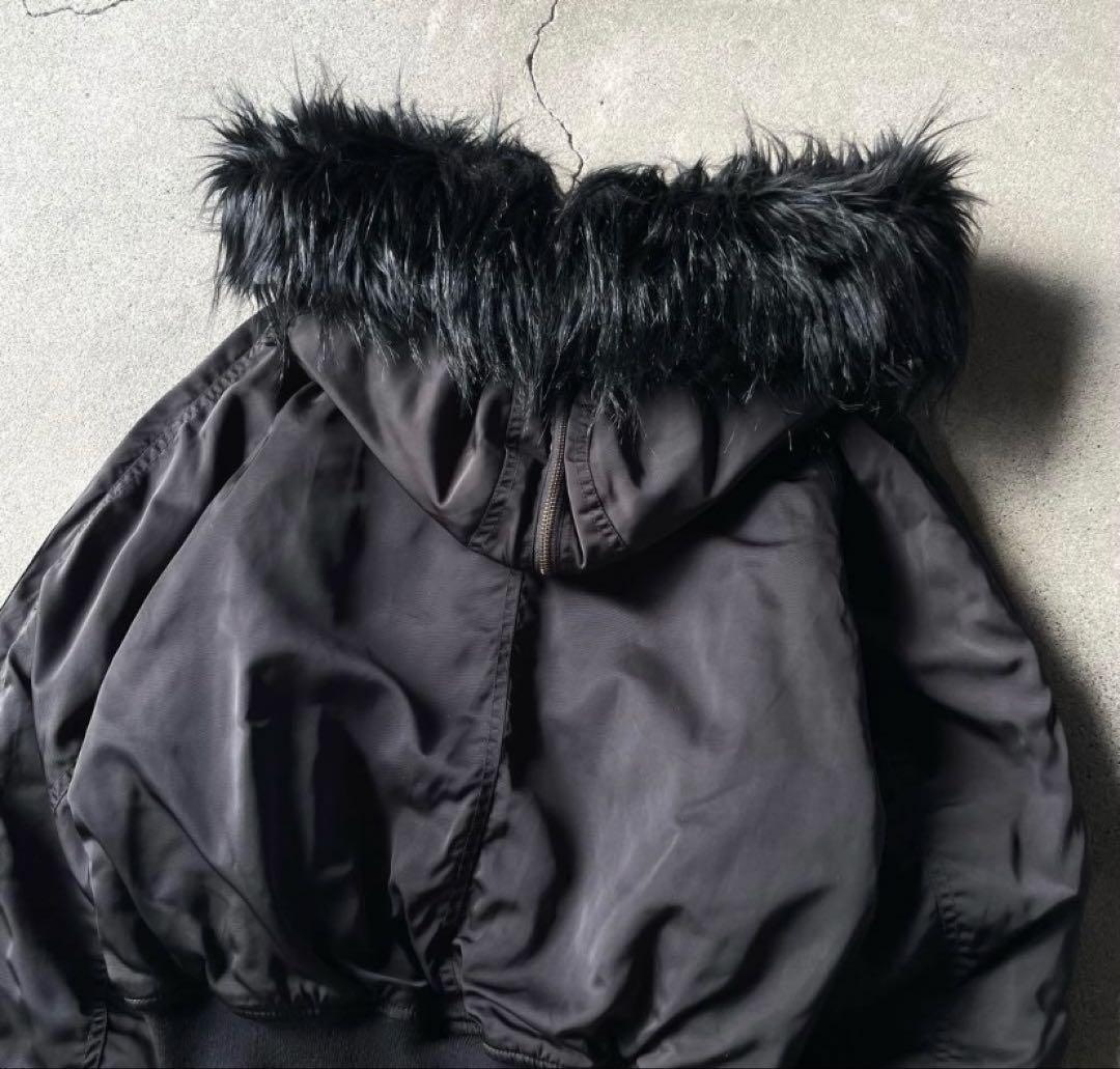 ジャケット・アウター N-2B flight short jacket n2b all black