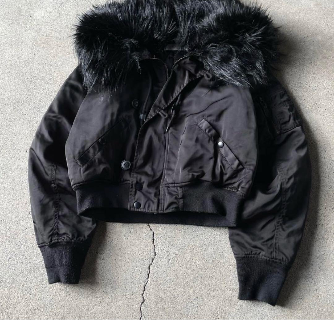 ジャケット・アウター N-2B flight short jacket n2b all black