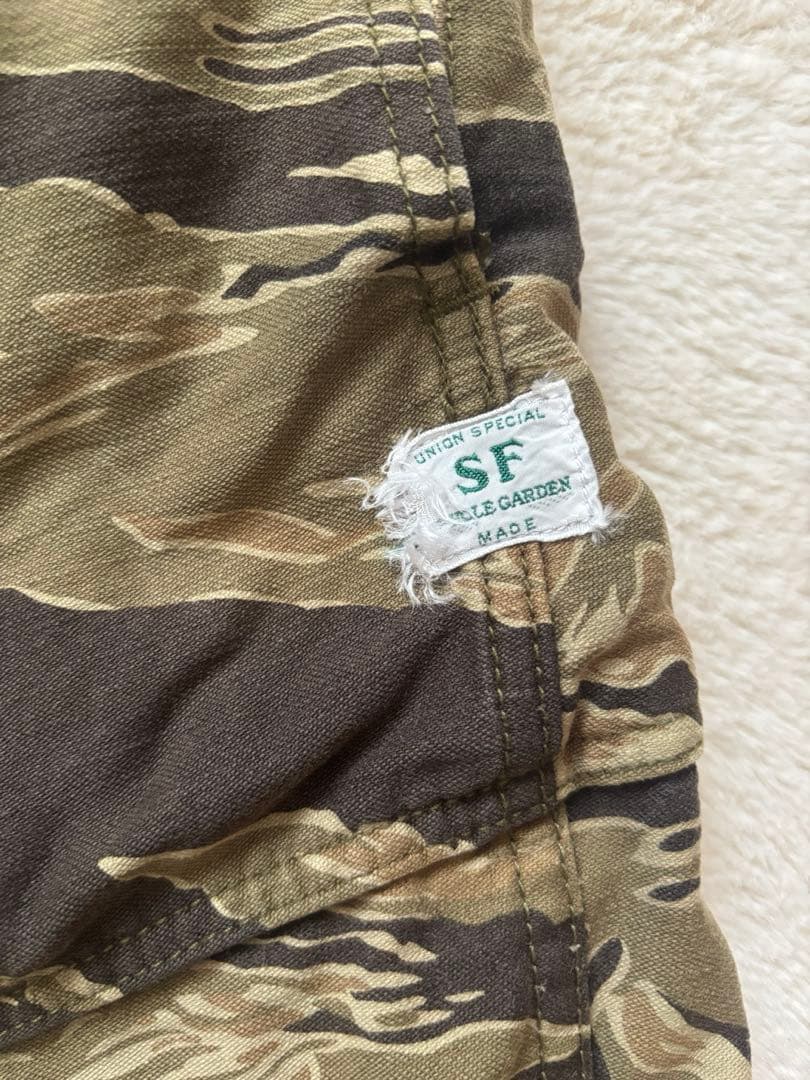 SASSAFRAS Fall Leaf Pants M タイガーカモ