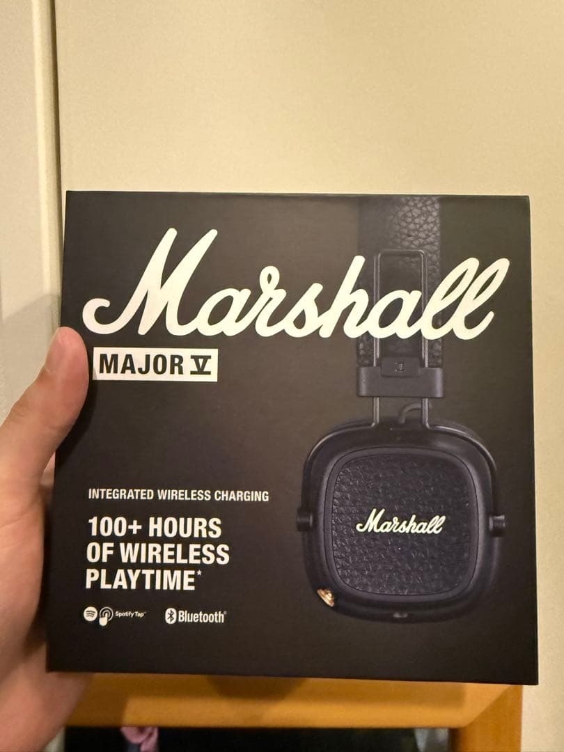 Marshall Major V ワイヤレスヘッドホン　ミッドナイト
