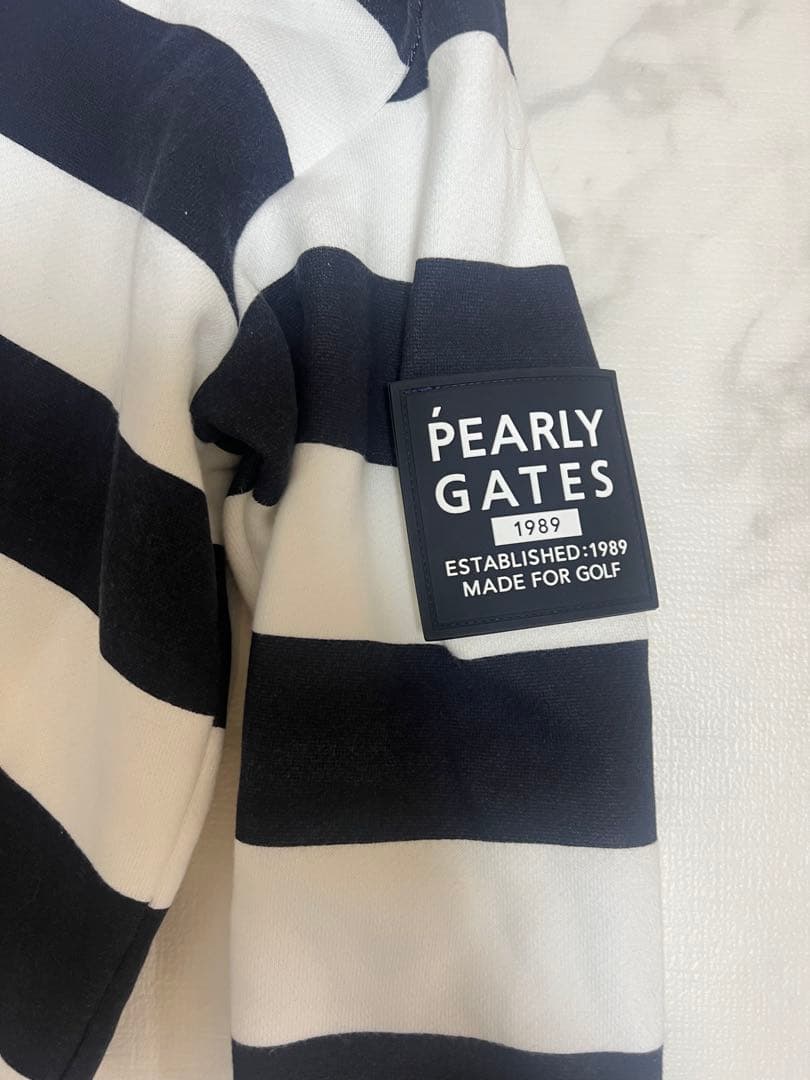 PEARLY GATES パーカー ボーダー　2 コットン100