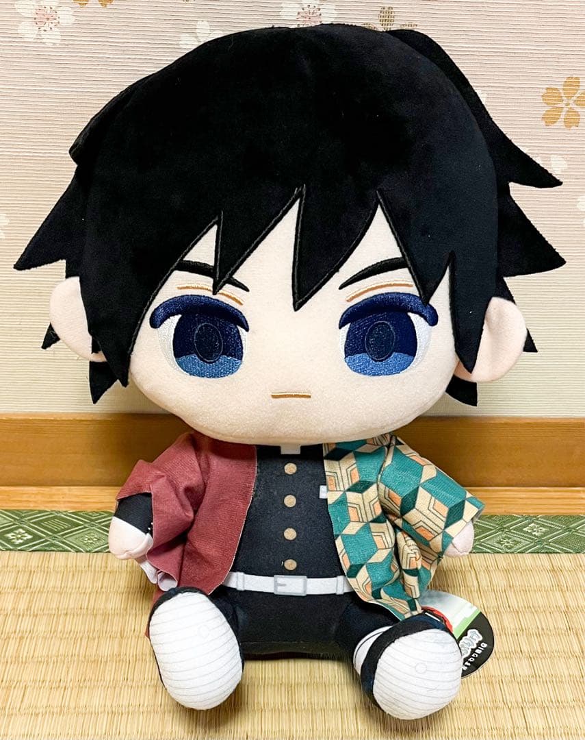 鬼滅の刃 ぬいぷりけ おすわりBIGぬいぐるみ 冨岡義勇 短髪Ver.
