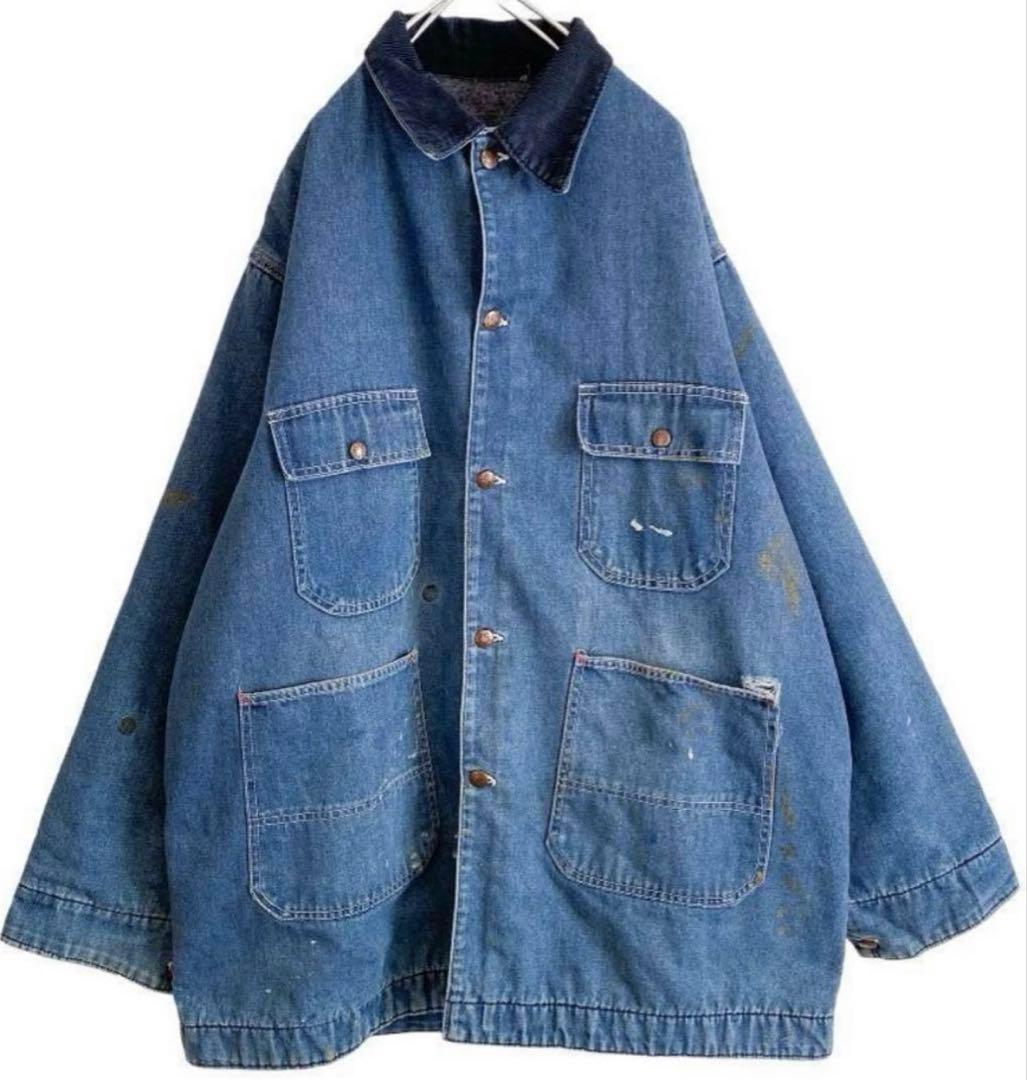 デニムカバーオール メンズジャケット　ビックマック