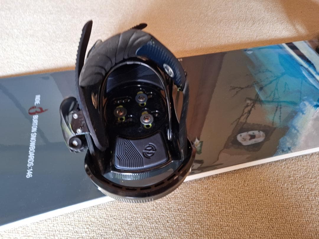 美品！スノーボード BURTON INDIE 146サイズ ビンディング付き