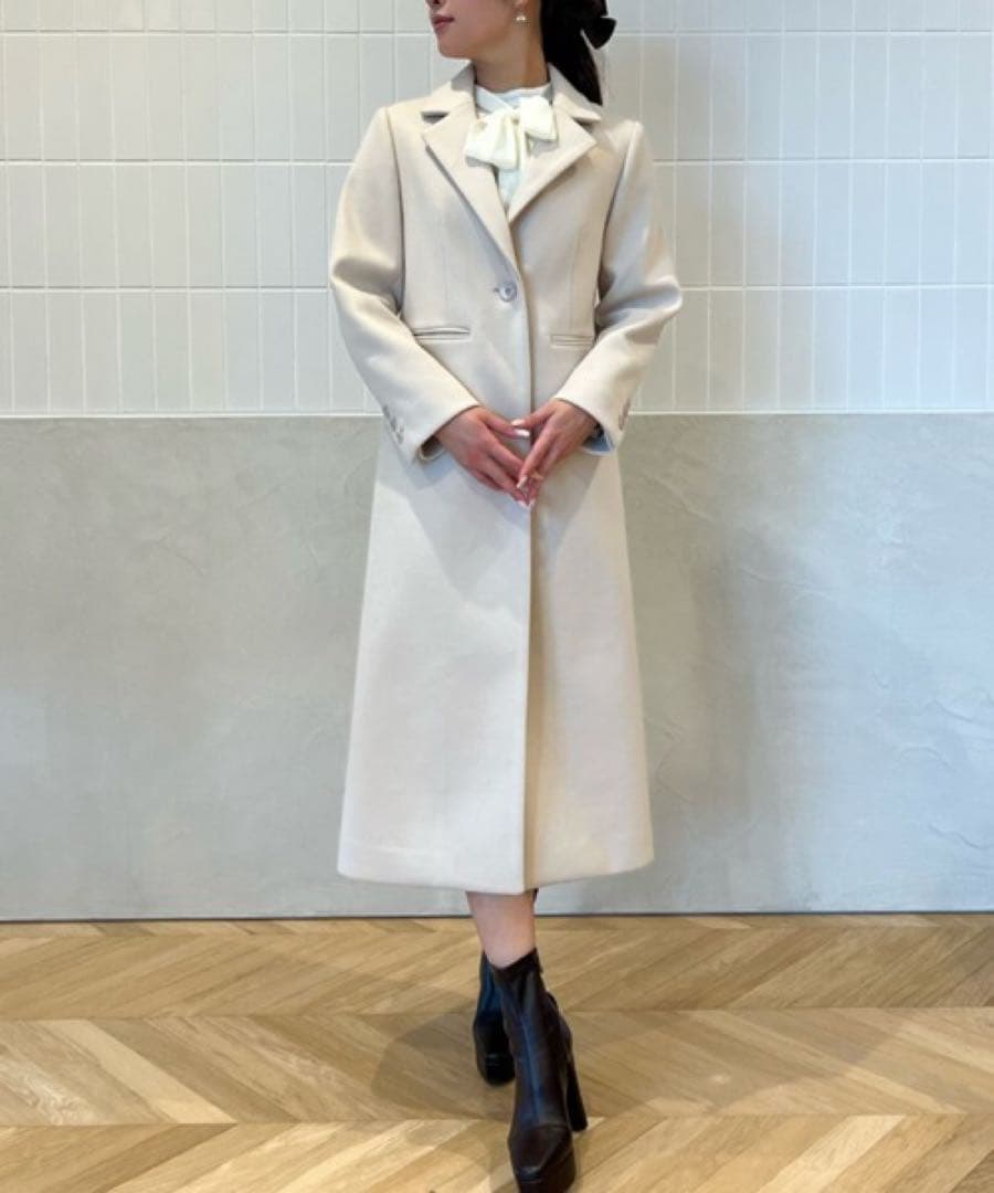 新品タグ付きEIMY ISTOIRE エイミーイストワール　ロングスリムコート