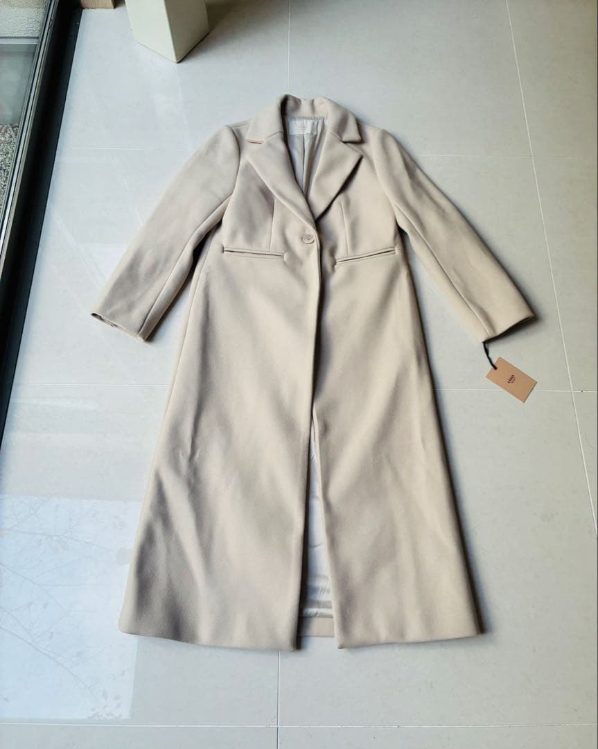 新品タグ付きEIMY ISTOIRE エイミーイストワール　ロングスリムコート