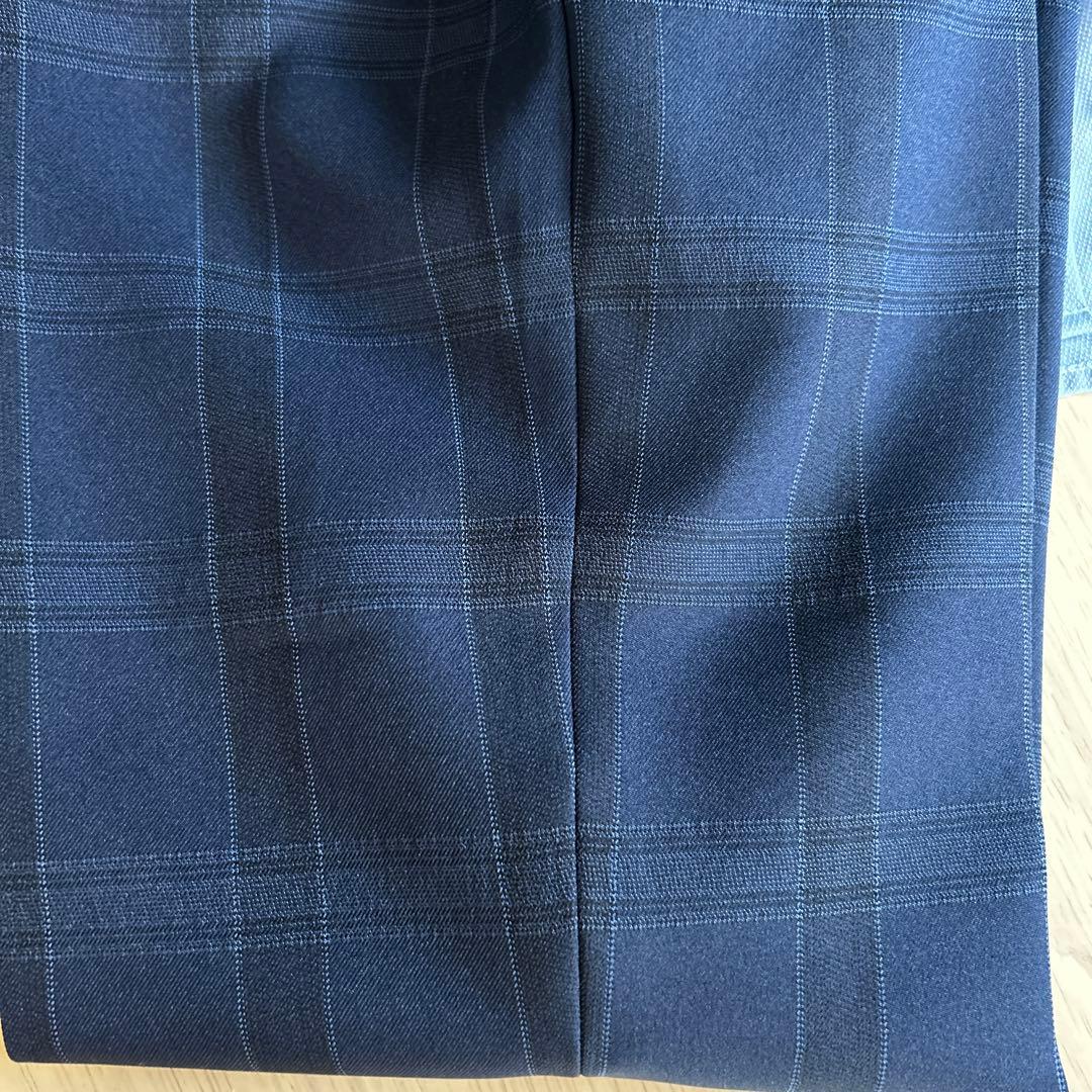 【美品】ワンダーファクトリー 男の子 スーツ 5点セット 140チェック 卒服