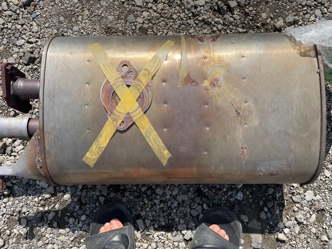 E51エルグランド 日産純正マフラー フランジ付き