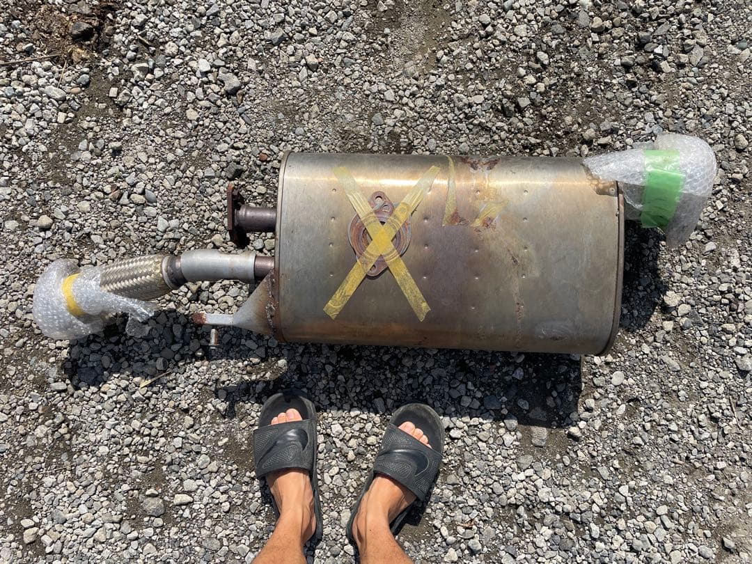 E51エルグランド 日産純正マフラー フランジ付き