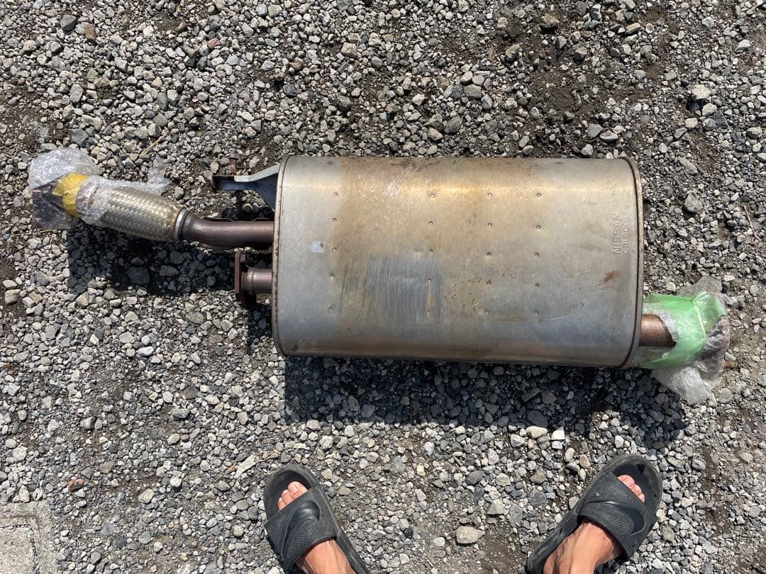 E51エルグランド 日産純正マフラー フランジ付き