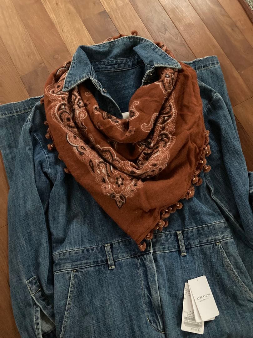 【新品・未使用・タグ付】R'IAM-PLAGE デニムオールインワン 36