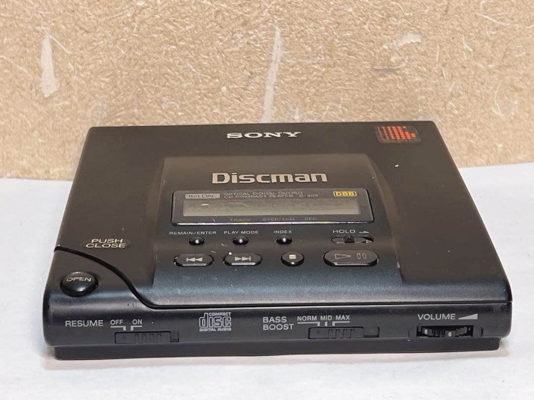 SONY Diskman D-303 ポータブルCDプレーヤー（ジャンク品）