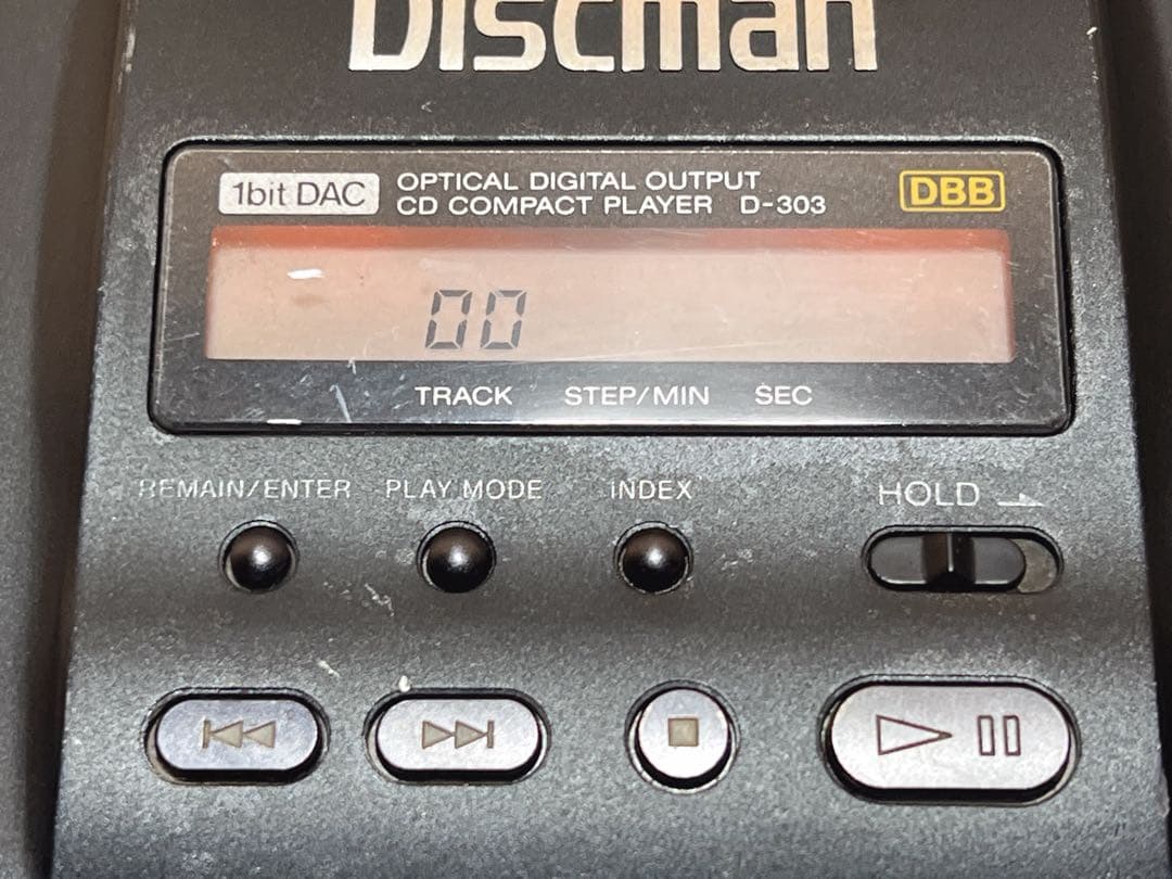 SONY Diskman D-303 ポータブルCDプレーヤー（ジャンク品）