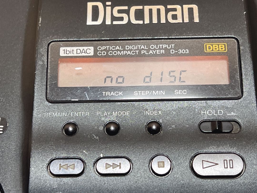 SONY Diskman D-303 ポータブルCDプレーヤー（ジャンク品）