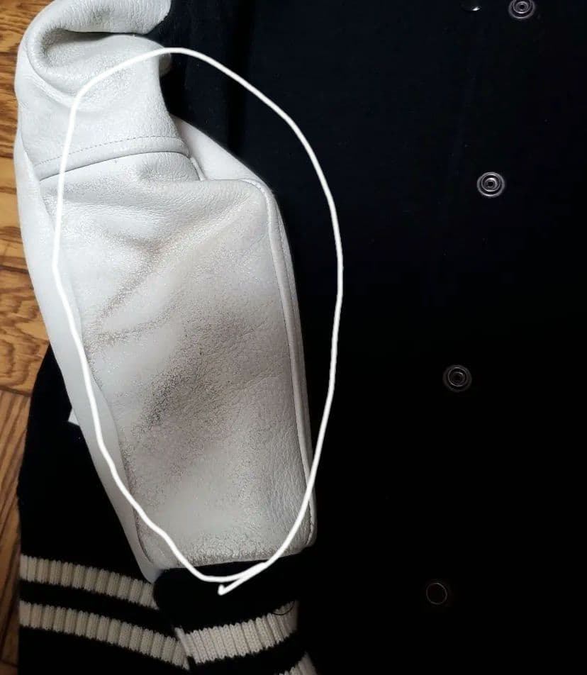 レア PEARLY GATES パーリーゲイツ 袖レザー スタジャン ゴルフ