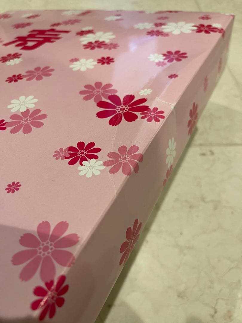 七五三 3歳　被布着物　フルセット 赤花柄