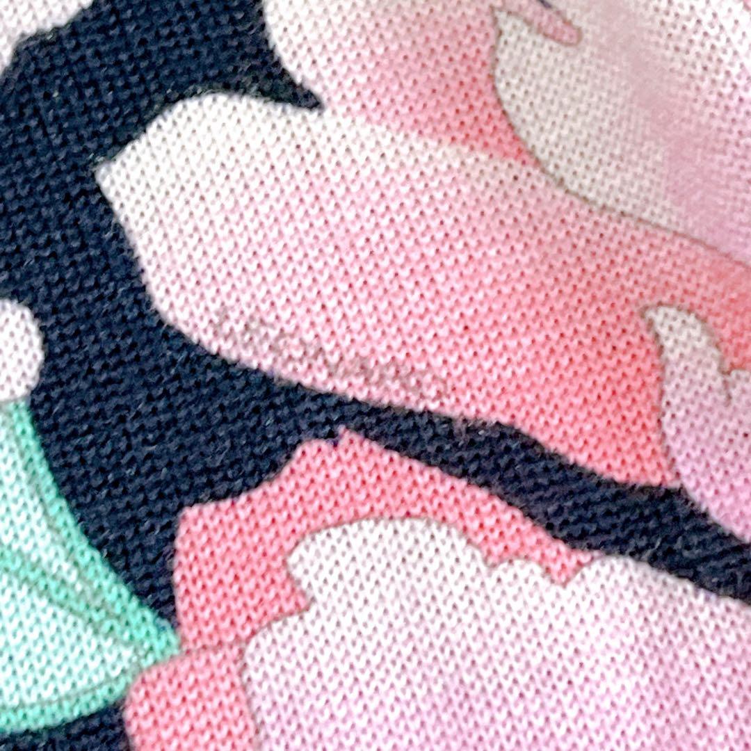 レオナール スポーツ 長袖ニット　ウール100% 大きいサイズ44ダークネイビー