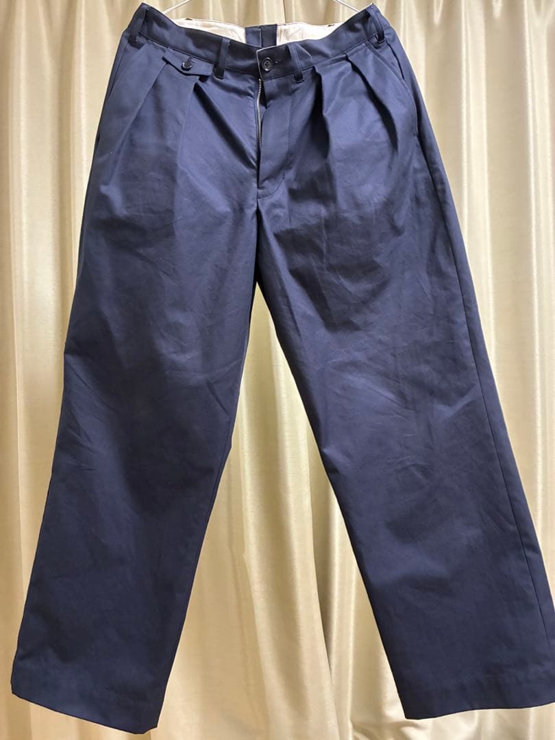 WAIPER.inc US ARMY M-49 チノトラウザー　ネイビー　32