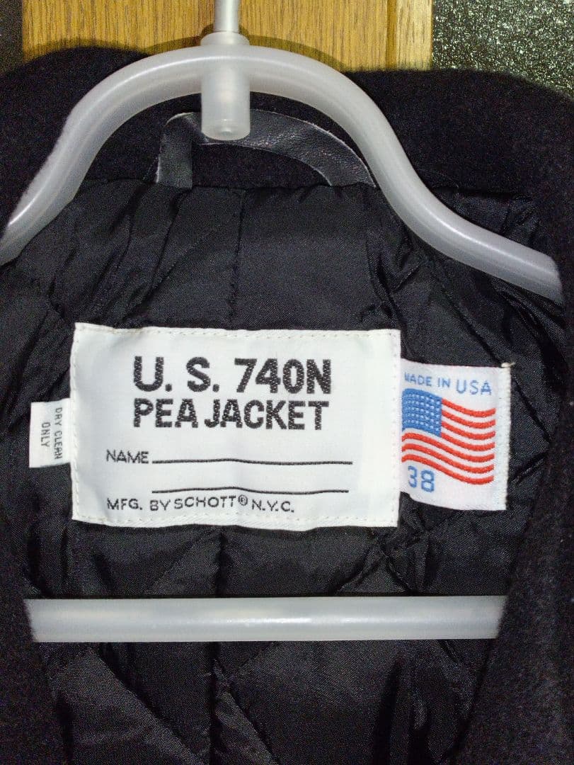 ジャケット・アウター SCHOTT U.S.740N PEA JACKET