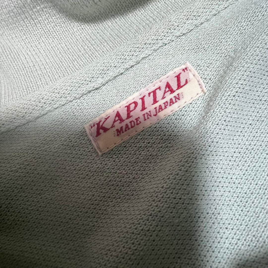 【最終値下げ‼️】KAPITAL 鹿の子　ラングルカラーレトロポロ　2